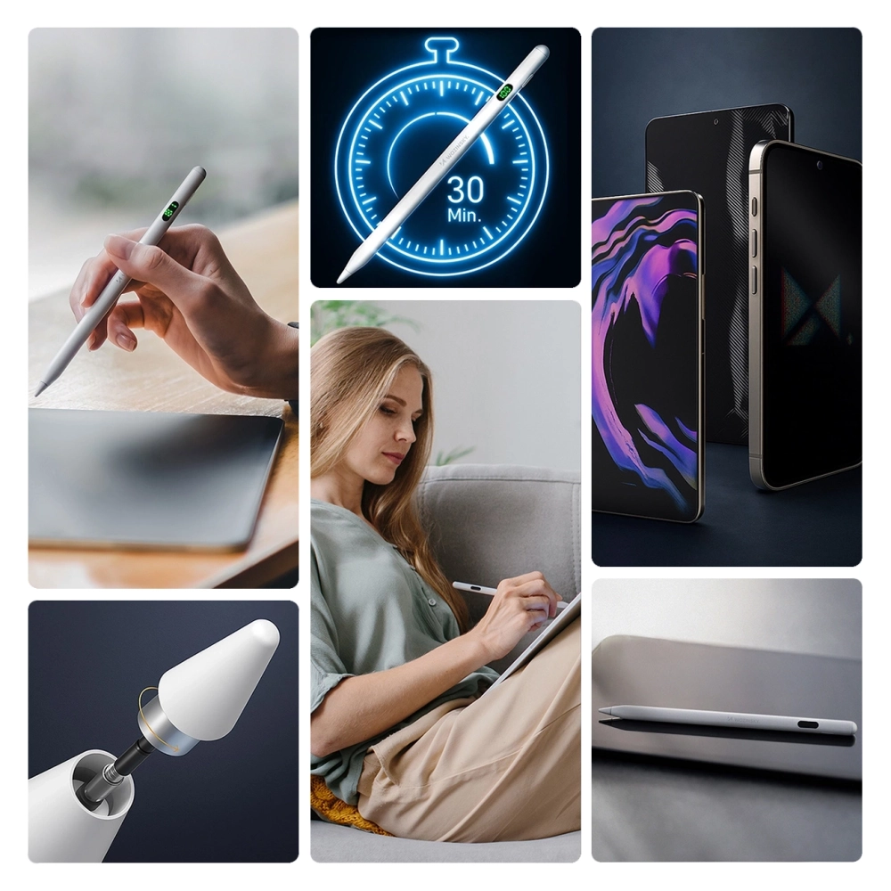 Stylus Universal Active (Android και iOS), Λευκό - Image 2