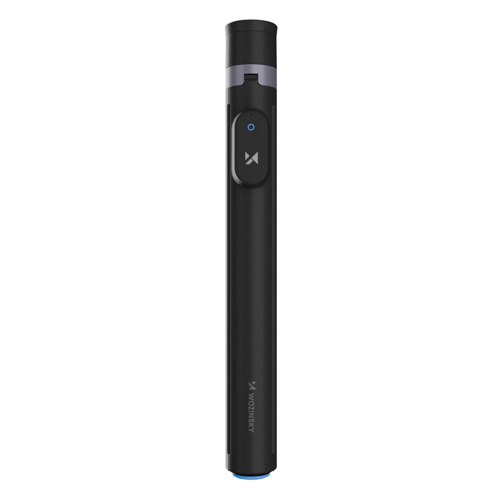 Selfie Stick WRZP1, με Αυτόματα Επεκτεινόμενα Πόδια, Λειτουργία Τρίποδου, 1,7μ, Μαύρο - Image 2