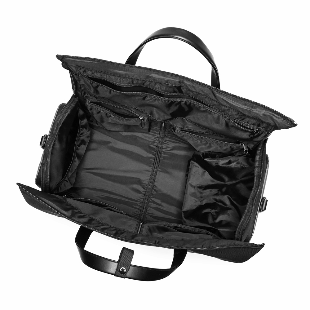 Τσάντα Ταξιδιού Κοστουμιού Premium με Υγρή Τσέπη (45L), Μαύρη - Image 4