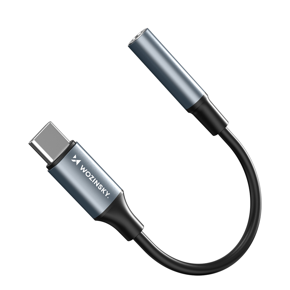 Αντάπτορας WACM-01, USB-C, 3.5mm Mini Jack, Μαύρος - Image 4