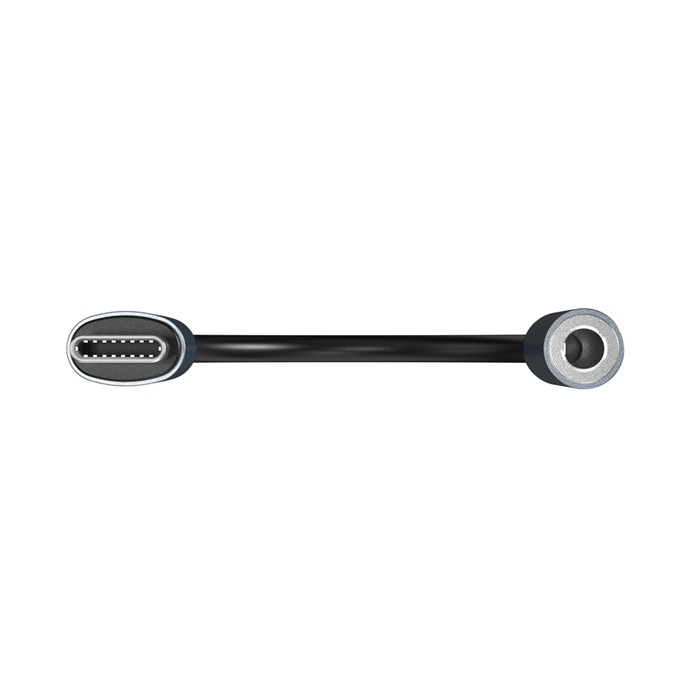 Αντάπτορας WACM-01, USB-C, 3.5mm Mini Jack, Μαύρος - Image 5