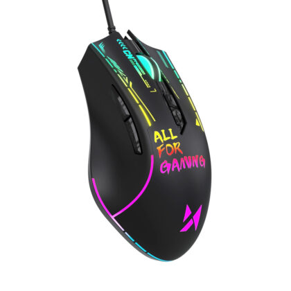 Ποντίκι Gaming Ενσύρματο Οπτικό WMGK-7200, 7.200 DPI, Μαύρο