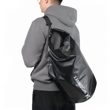 Αδιάβροχη Τσάντα WWK-30, για SUP Καγιάκ 30L, Μαύρη