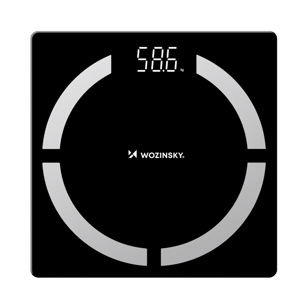 Έξυπνη Ζυγαριά Μπάνιου WIWL-30, Bluetooth, Μαύρη - Image 2