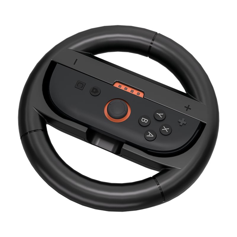 Τιμόνι για Nintendo Switch Joy-Con Controller, Σετ 2, Μαύρο - Image 3