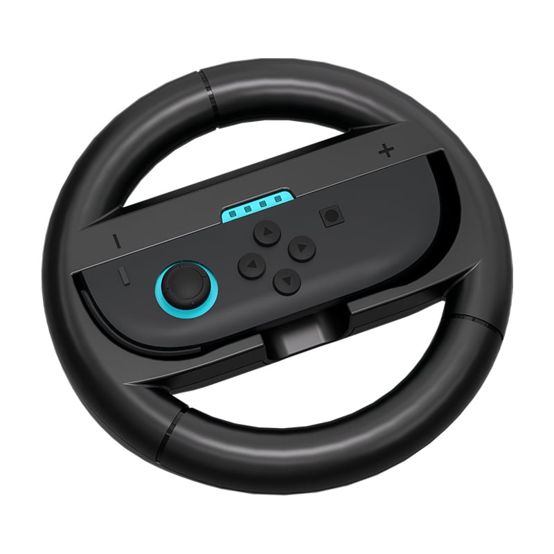 Τιμόνι για Nintendo Switch Joy-Con Controller, Σετ 2, Μαύρο - Image 4