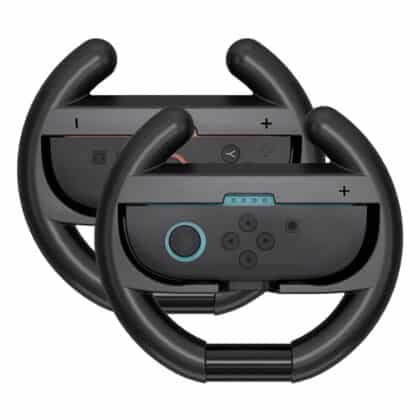 Τιμόνι Αγώνων για Nintendo Switch 2 Joy-Con, Σετ 2, Μαύρο