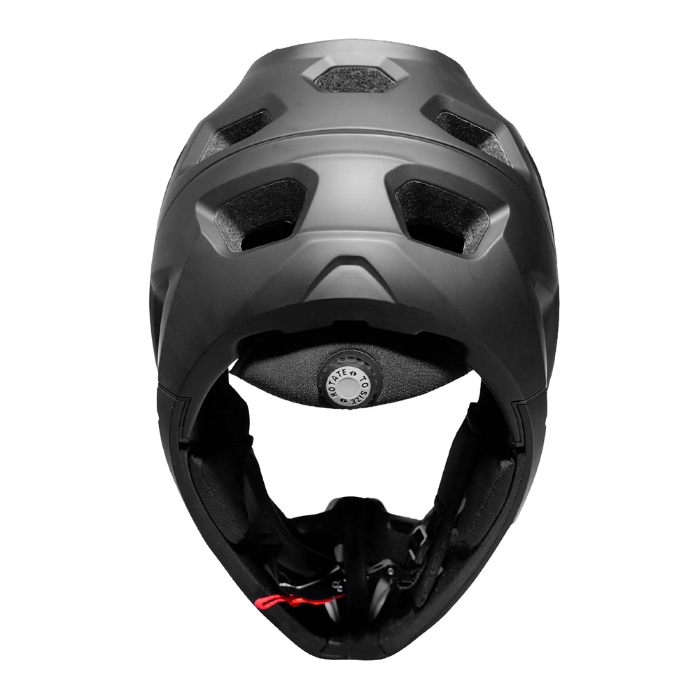 Κράνος Ποδηλάτου HT-58C, Full Face, 57-59 cm, Μαύρο - Image 5