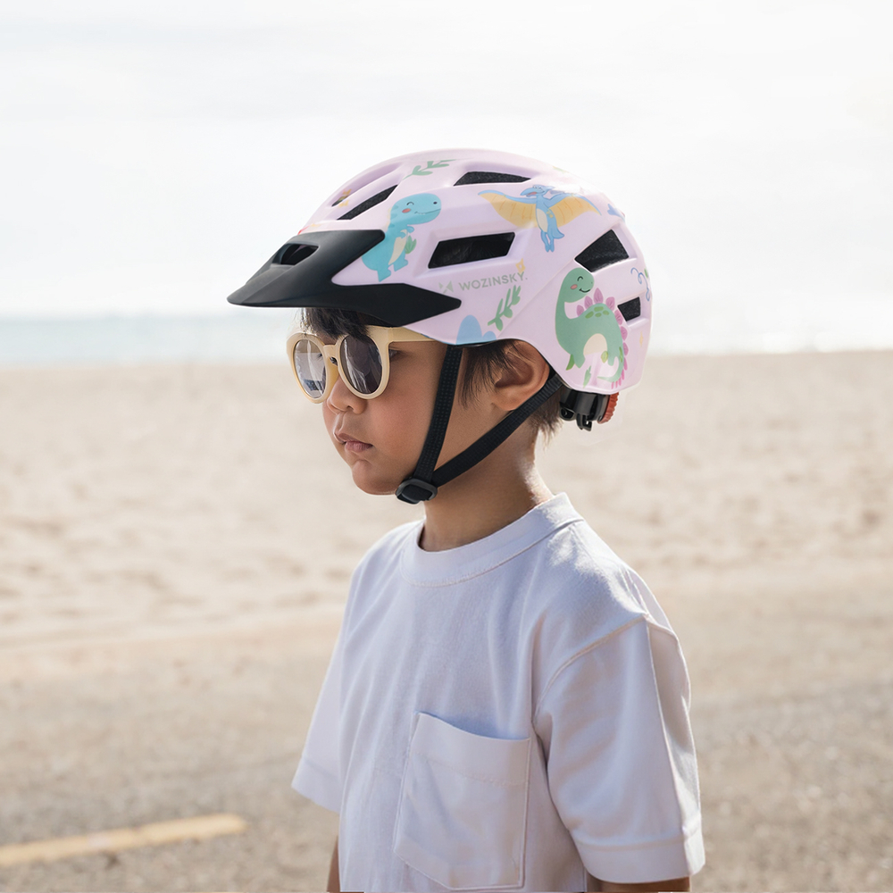 Παιδικό Κράνος MTB HT-45R, με Αποσπώμενη Ζελατίνα, XS, Ροζ - Image 4