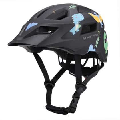 Παιδικό Κράνος MTB HT-45C, με Αποσπώμενη Ζελατίνα, XS, Μαύρο