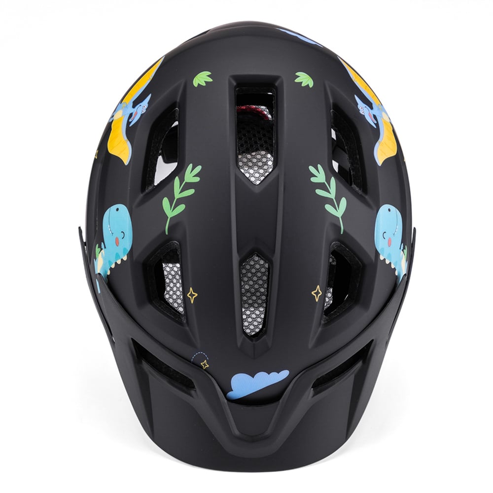 Παιδικό Κράνος MTB HT-45C, με Αποσπώμενη Ζελατίνα, XS, Μαύρο - Image 3