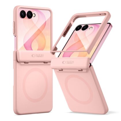 Tech-Protect Kevlar Aura MagSafe Galaxy Z Flip 8 Ροζ