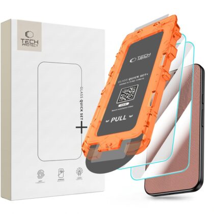 TECH-PROTECT Quick Set+ Σκληρυμένο Γυαλί 2-Pack για Google Pixel 9 Pro XL / 10 Pro XL / 11 Pro XL, Διαφανές
