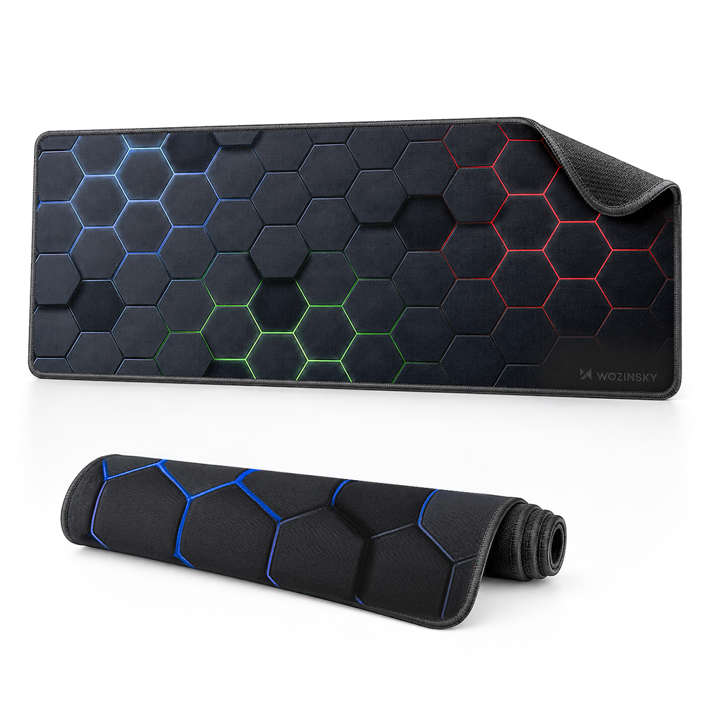 Mousepad Gaming WPD-B800, 800x300mm, Αδιάβροχο με Σχέδιο, Μαύρο - Image 2