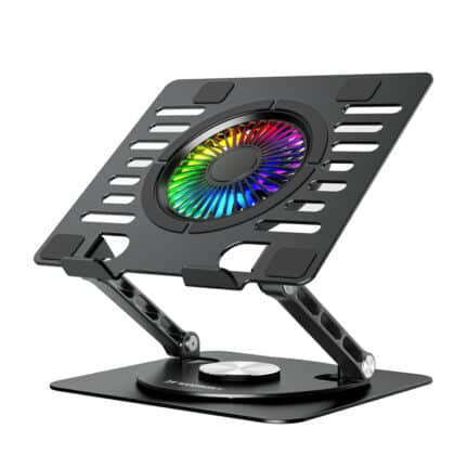 Βάση Ψύξης WDCX-X16-AS CoolBase, RGB 360° για Laptop και Tablet, Μαύρη