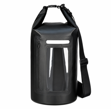 Τσάντα Αδιάβροχη WNA-15L, για 15 l SUP Kayak με διαχωριστικό RFID, Μαύρη