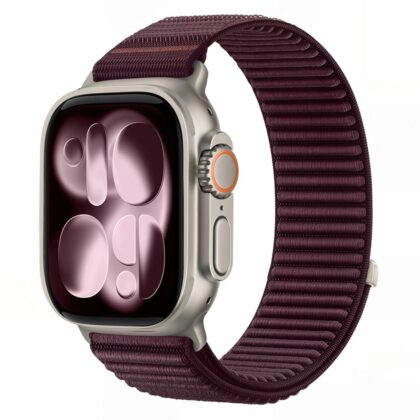 TECH-PROTECT NylonLoop Λουράκι Apple Watch 8 / 9 / 10 / 11 / 12 / SE (40 / 41 / 42 mm), Deep Burgundy