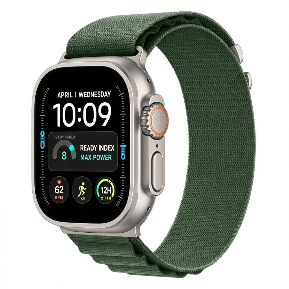 TECH-PROTECT Nylon Pro Λουράκι Apple Watch 8 / 9 / 10 / 11 / 12 / SE / Ultra (44 / 45 / 46 / 49 mm), Military Green - Image 2