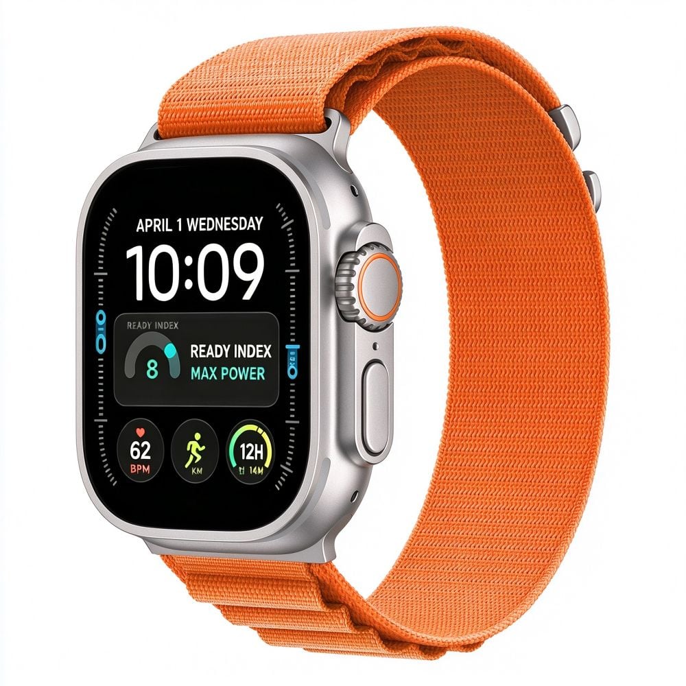 TECH-PROTECT Nylon Pro Ιμάντας Apple Watch 8 / 9 / 10 / 11 / 12 / SE / Ultra (44 / 45 / 46 / 49 mm), Πορτοκαλί - Image 2