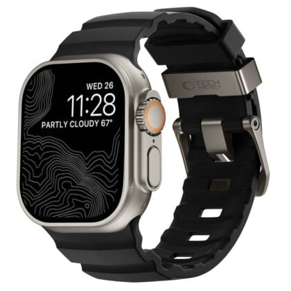 TECH-PROTECT Motion Λουράκι Apple Watch 8/9/10/11/12/SE/Ultra (44/45/46/49 mm), Μαύρο