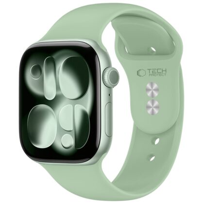 TECH-PROTECT Silicone Ιμάντας Apple Watch 8 / 9 / 10 / 11 / 12 / SE (40 / 41 / 42 mm), Pistachio