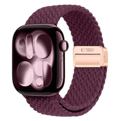 TECH-PROTECT NylonMag Λουράκι Apple Watch 8/9/10/11/12/SE (40/41/42 mm), Deep Burgundy
