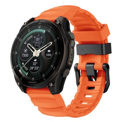 Tech-Protect Motion Garmin Fenix 5 / 6 / 6 Pro / 7 / 8 / 8 Pro / E / 9 / 9 Pro (47 mm) Signal Orange