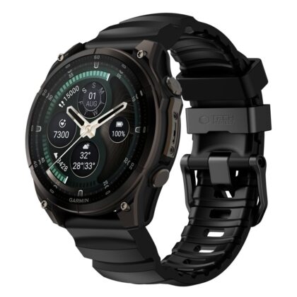 Tech-Protect Motion Garmin Fenix 5 / 6 / 6 Pro / 7 / 8 / 8 Pro / E / 9 / 9 Pro (47 mm) Μαύρο