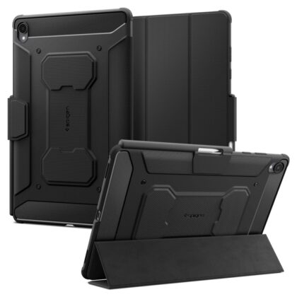 Spigen Rugged Armor Pro - θήκη για Samsung Galaxy Tab S12+ - Μαύρο