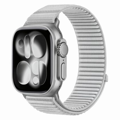 TECH-PROTECT NylonLoop Λουράκι Apple Watch 8/9/10/11/12/SE/Ultra (44/45/46/49 mm), Light Grey