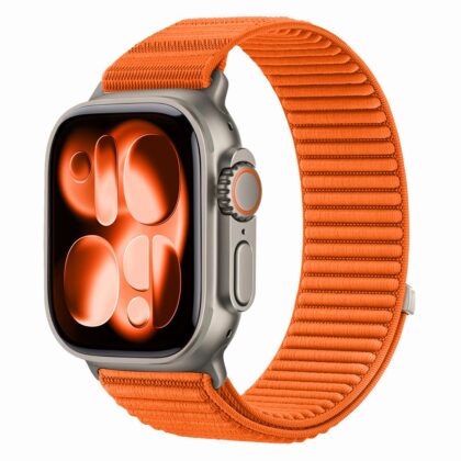 TECH-PROTECT NylonLoop Λουράκι Apple Watch 8/9/10/11/12/SE/Ultra (44/45/46/49 mm), Πορτοκαλί