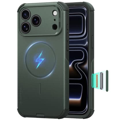 ESR Cyber Halolock - θήκη για Apple iPhone 18 Pro / 17 Pro - Πράσινο