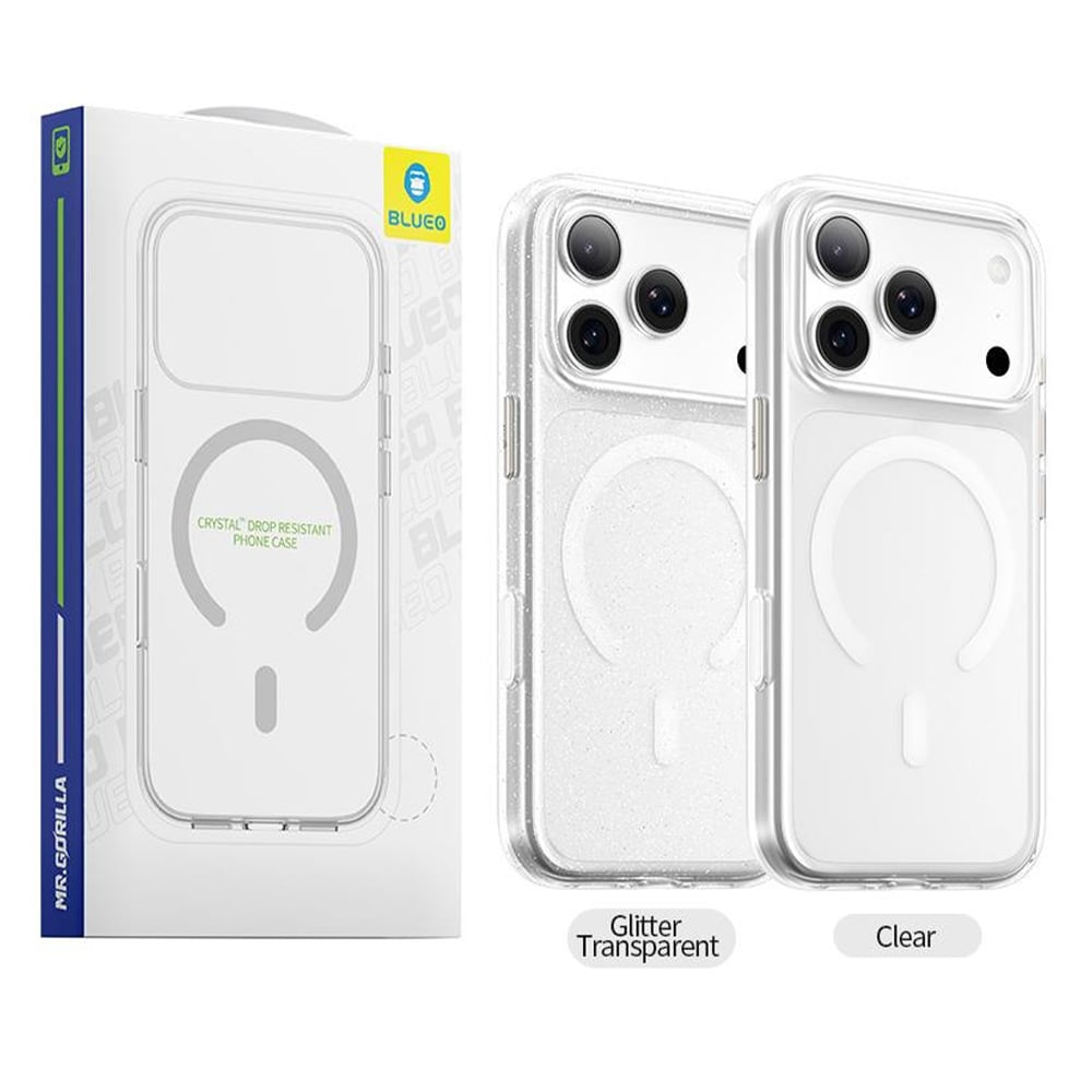 Blueo Crystal Pro Anti-Drop MagSafe - θήκη για Apple iPhone 18 Pro / 17 Pro - Διάφανο - Image 5