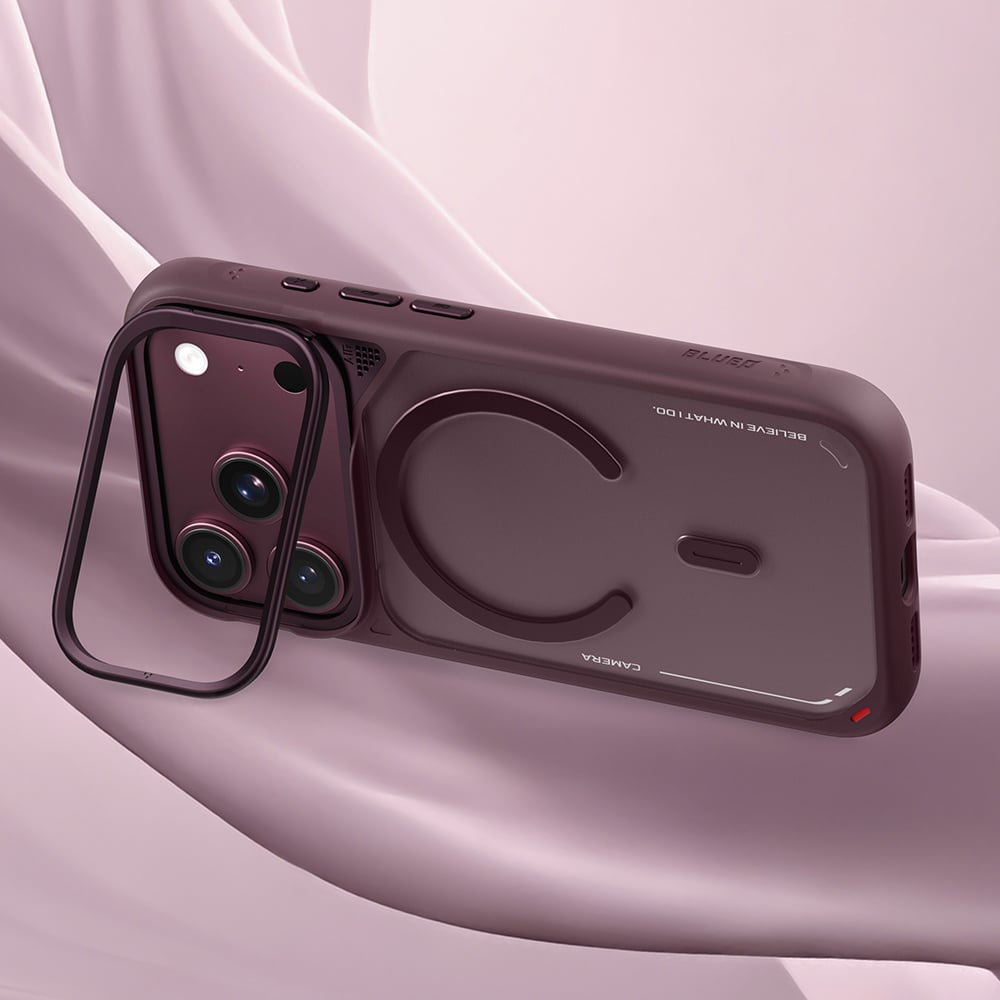 Blueo Frosted Heat Dissipation Stand - θήκη για Apple iPhone 18 Pro Max / 17 Pro Max - Κόκκινο - Image 2