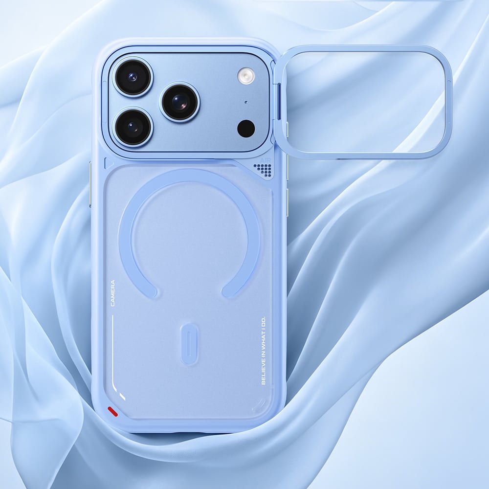 Blueo Frosted Heat Dissipation Stand - θήκη για Apple iPhone 18 Pro / 17 Pro - Μπλε - Image 2