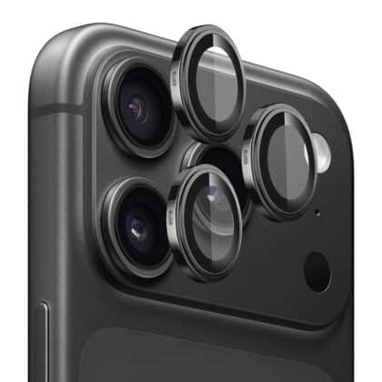 Blueo Προστατευτικό Φακού από Ζαφείρι για iPhone 18 Pro / iPhone 18 Pro Max, Μαύρο