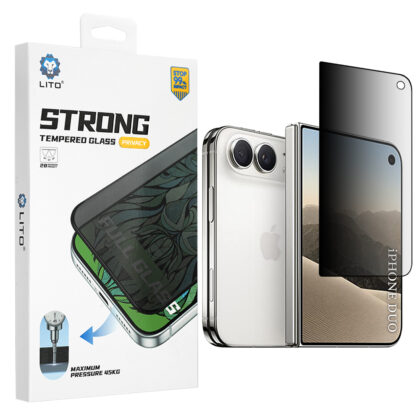 Lito D+ Max Strong Privacy Tempered Glass iPhone Duo, Μαύρο