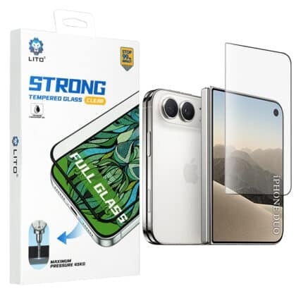 Lito D+ Max Strong Μεμβράνη Οθόνης iPhone, Μαύρη