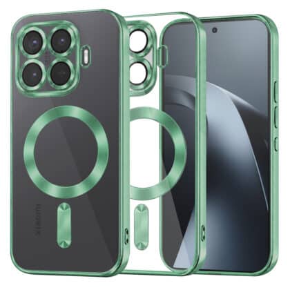 Techsuit Luxury Crystal - θήκη για Xiaomi 17T Pro - Πράσινο