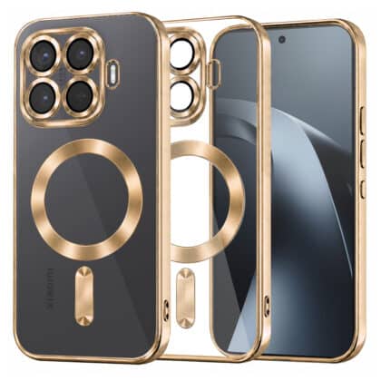Techsuit Luxury Crystal - θήκη για Xiaomi 17T Pro - Χρυσό