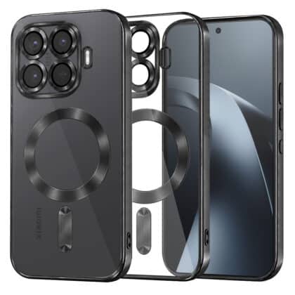 Techsuit Luxury Crystal - θήκη για Xiaomi 17T Pro - Μαύρο