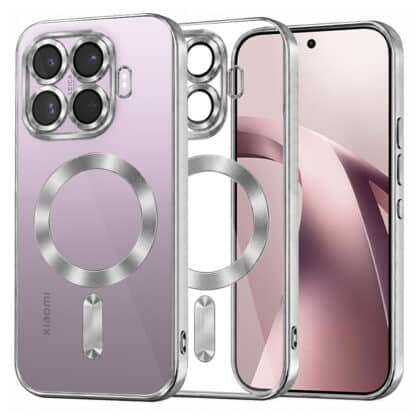 Techsuit Luxury Crystal - θήκη για Xiaomi 17T - Ασημί