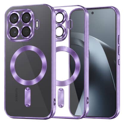 Techsuit Luxury Crystal - θήκη για Xiaomi 17T Pro - Μωβ