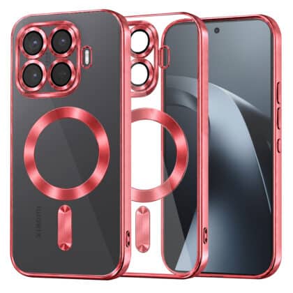 Techsuit Luxury Crystal - θήκη για Xiaomi 17T Pro - Κόκκινο