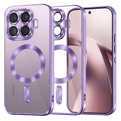 Techsuit Luxury Crystal - θήκη για Xiaomi 17T - Μωβ