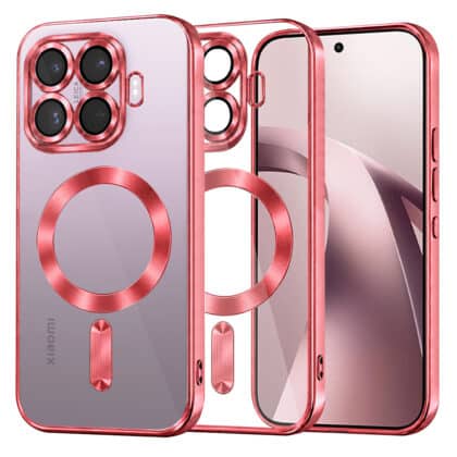 Techsuit Luxury Crystal - θήκη για Xiaomi 17T - Κόκκινο
