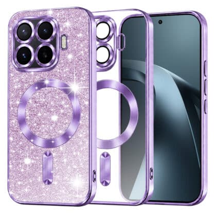 Techsuit Luxury Glitter - θήκη για Xiaomi 17T Pro - Μωβ