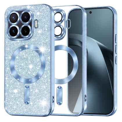 Techsuit Luxury Glitter - θήκη για Xiaomi 17T Pro - Μπλε