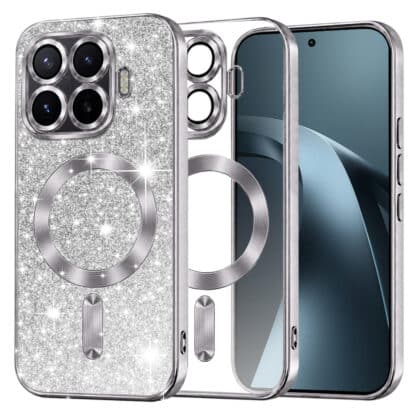 Techsuit Luxury Glitter - θήκη για Xiaomi 17T Pro - Ασημί