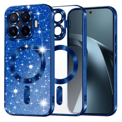 Techsuit Luxury Glitter - θήκη για Xiaomi 17T Pro - Μπλε